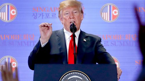 South Korea's Presidential Blue House said it needed to "to find out the precise meaning or intentions" of Trump's statement. Picture: AP