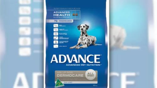ADVANCE Dermocare dry dog food has been voluntarily recalled. (Supplied)