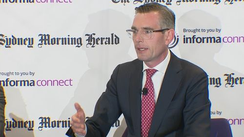 NSW Premier Dominic Perrottet speaks at infrastructure summit.