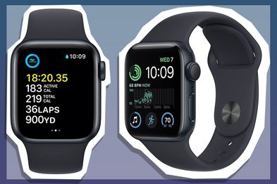 Apple Watch SE (2nd Gen) GPS 40-mm Midnight Aluminium Case with Midnight Sport Band