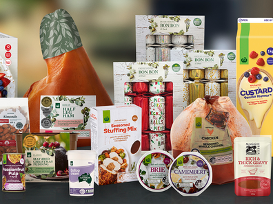 woolworths Christmas products that will be at the same prices or less than Christmas 2021