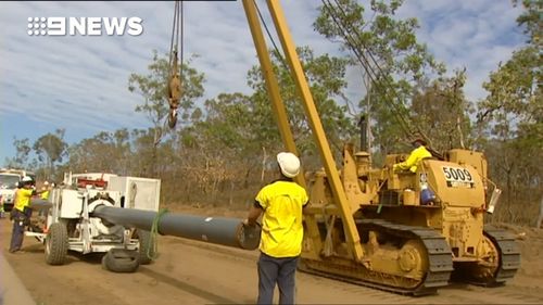 The pipeline could soon be built in the NT. 