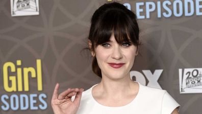 Zooey Deschanel at New Girl 100th episode party