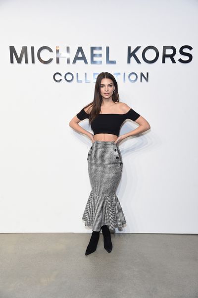 &nbsp;Emily Ratajkowski attends the Michael Kors Collection Fall 2017 runway show at Spring Studios on February 15, 2017 in New York City.