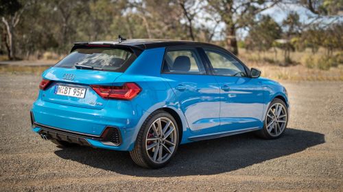 Audi A1 Sportback 40 TFSI S line as tested in Turbo blue. 