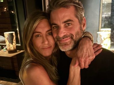 Jennifer Aniston and boyfriend Jim Curtis.