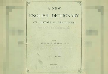 When was the first instalment of what became the Oxford English Dictionary published?