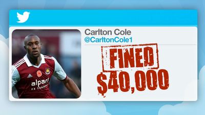 Despite denying his tweet was racist, he was fined $40,000.