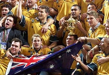 How many Rugby World Cups have the Wallabies won?
