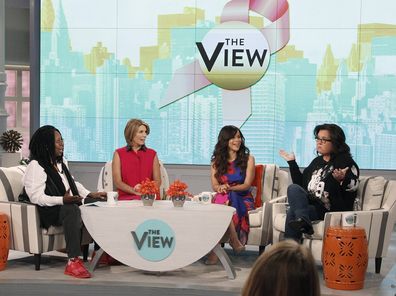 Whoopi Goldberg, Nicolle Wallace, Rosie Perez and Rosie O'Donnell