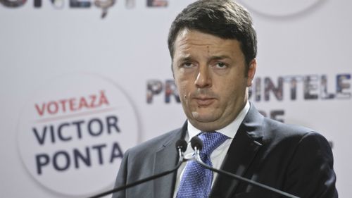 Italian Prime Minister Matteo Renzi has been criticised for "surrendering" the country's identity. (Supplied)