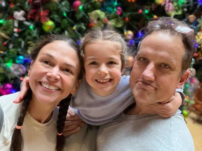 Sutton Foster Ted Griffin and daughter Emily