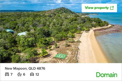 Far north Queensland tip domain paradise property land beach ocean rainforest