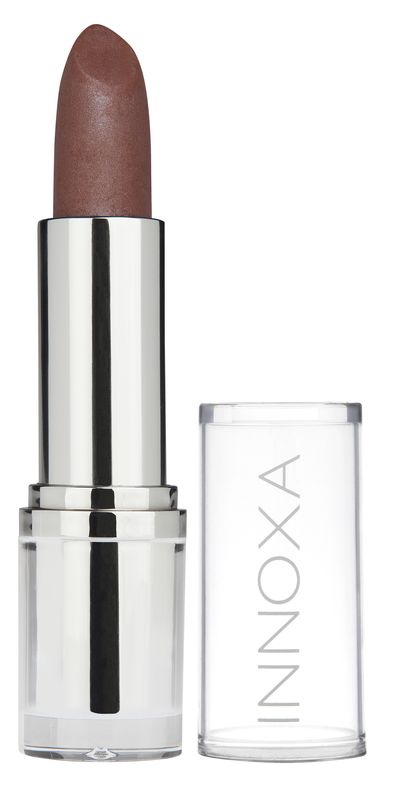 <a href="https://www.innoxa.com.au/category/cosmetics/lips" target="_blank">Innoxa Marsala Satin Sheen Lipstick, $14.95.</a>