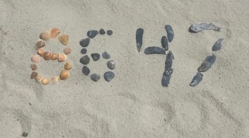 At issue is an Instagram post from Thursday in which Comey wrote "cool shell formation on my beach walk" under a picture of seashells that appeared to form the shapes for "86 47."