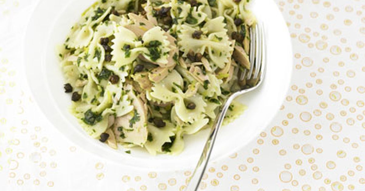 Tuna and gremolata farfalle - 9Kitchen