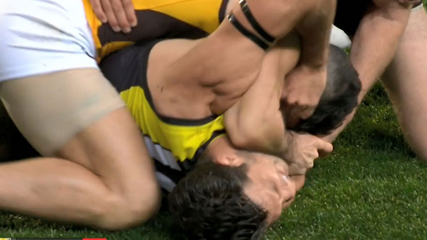 Richmond defender Alex Rance in hot water following potential eye gouge