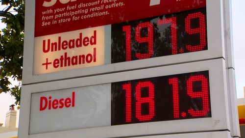 Petrol prices reach record highs in Sydney.