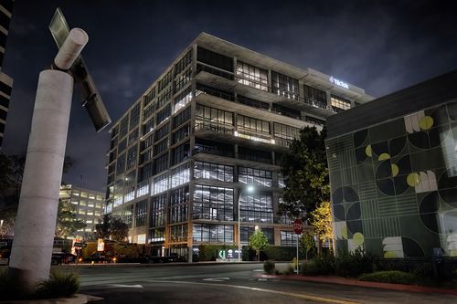  A TikTok sign is displayed on top of their building in Culver City, Calif., on Dec. 3, 2024. 
