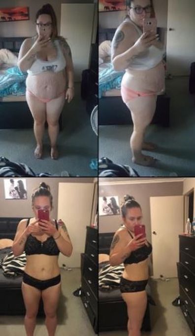 Melanie Lewis lost over 42 kilos with the program.