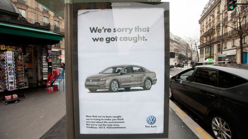 'Brandals' replace billboards with spoof ads at UN Climate Summit