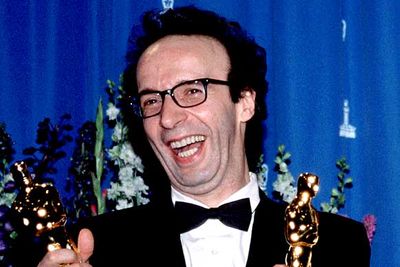 <B>The Oscar:</B> Best Actor for <I>Life is Beautiful</I>, at the 71st Academy Awards (1999).<br/><br/><B>The speech:</B> You know someone is really, really happy when they spring out of their seat, walk atop several chairs and hop right on stage to accept their award. The audience loved it, though the people sitting in those chairs might not have been quite as thrilled.<br/><br/><B>Best bit:</B> "This is a moment of joy, and I want to kiss everybody!"