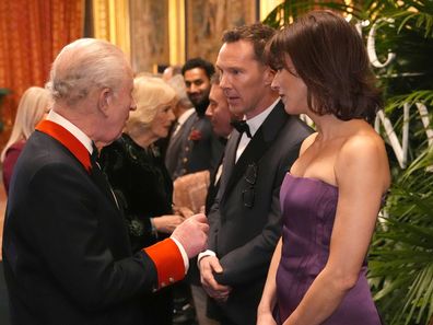 King Charles III speaks to Benedict Cumberbatch and Sophie Hunter
