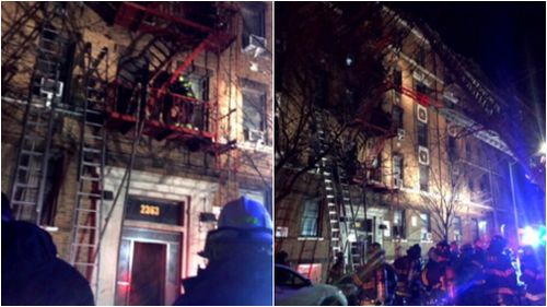 At least 12 people have died in the blaze. (FDNY)