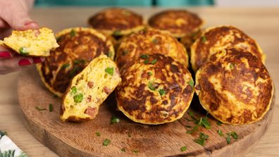 Cheesy mashed potato muffins