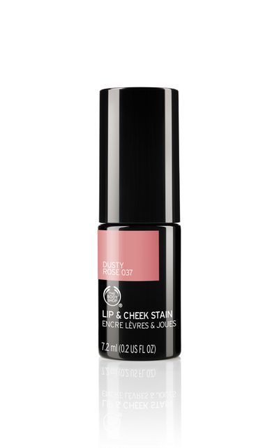 <a href="http://www.thebodyshop.com.au/make-up/lip-gloss/lip-and-cheek-stain#.WAl7-dyTXUo">Body Shop Cheek and Lip tint in dusty rose, $24.95.</a>