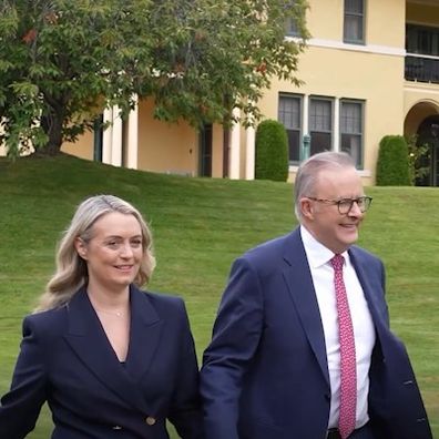 Anthony Albanese Jodie Haydon engagement press conference
