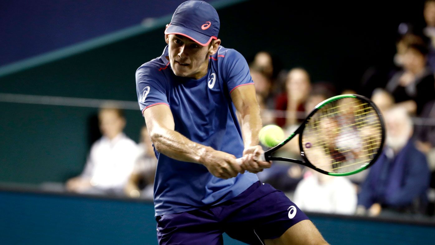 Tennis: Alex De Minaur stuns commentators with 'incredible' speed at Next Gen ATP Finals opener