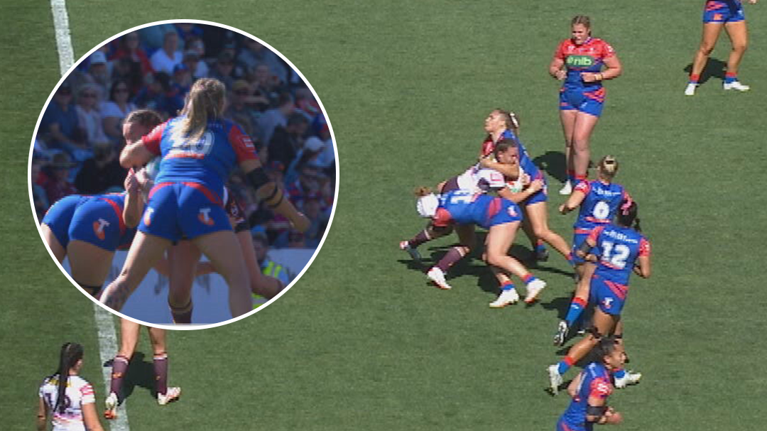 Knights star free to play NRLW grand final despite 'on the nose' high shot against Broncos