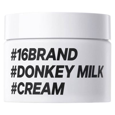 <a href="http://www.mecca.com.au/16-brand/donkey-milk-cream/I-027691.html" target="_blank" draggable="false">16 Brand Donkey Milk Cream, $29</a><br>