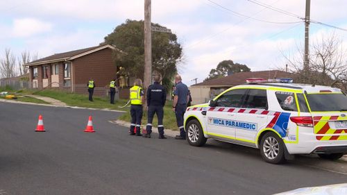 Emergency services were called to a Mount Pleasant property about 8am on Friday to find the property ablaze.