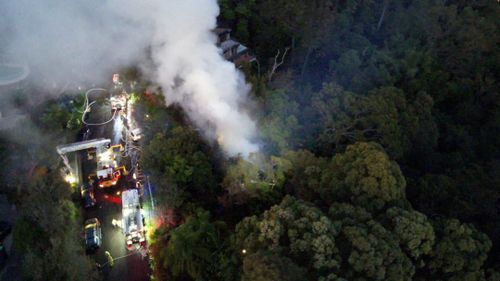 Fatal house fire Avalon, Hilltop Road