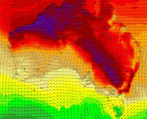 Parts of Sydney are expected to reach at least 35 degrees today. (Weatherzone)