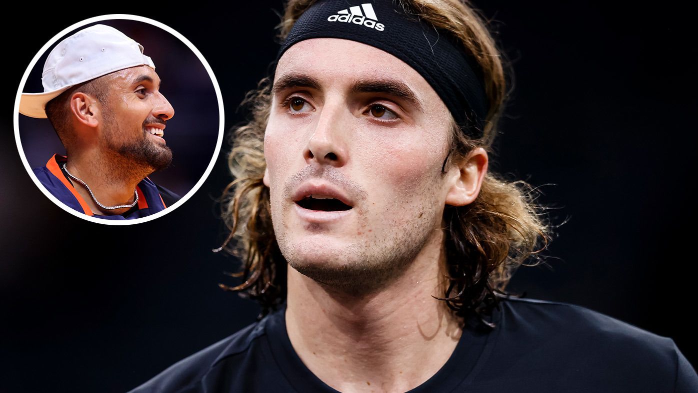 Stefanos Tsitsipas reignites Nick Kyrgios feud after Aussie's United Cup withdrawal