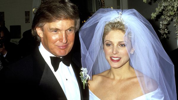 Donald Trump S Second Wife Marla Maples Travelled With A Wedding Dress In Case He Proposed 9honey
