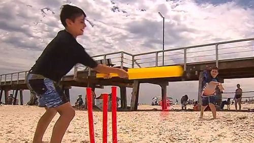 It was beach cricket weather across the country.