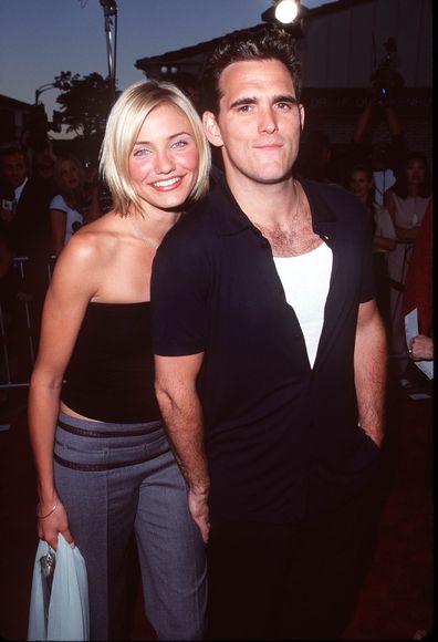 Cameron Diaz & Matt Dillon at the There's Something About Mary Los Angeles Premiere in 1998.