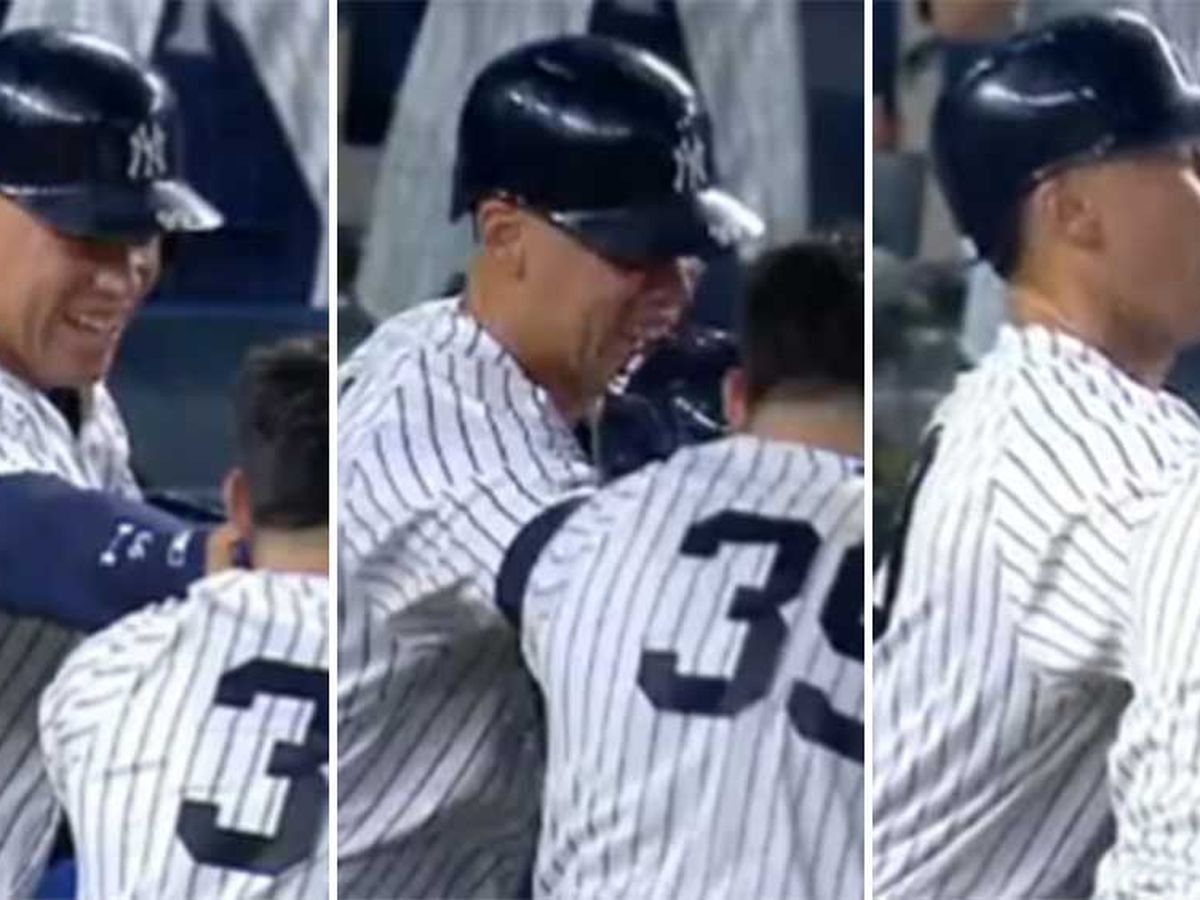 Aaron Judge broke a tooth celebrating the Yankees walkoff win - NBC Sports