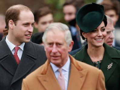 Prince William, Prince Charles and Kate Middleton