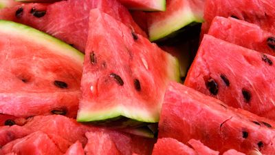 9. Eat water-rich fruits and vegetables 