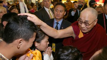 The Dalai Lama in Sydney. (AAP)