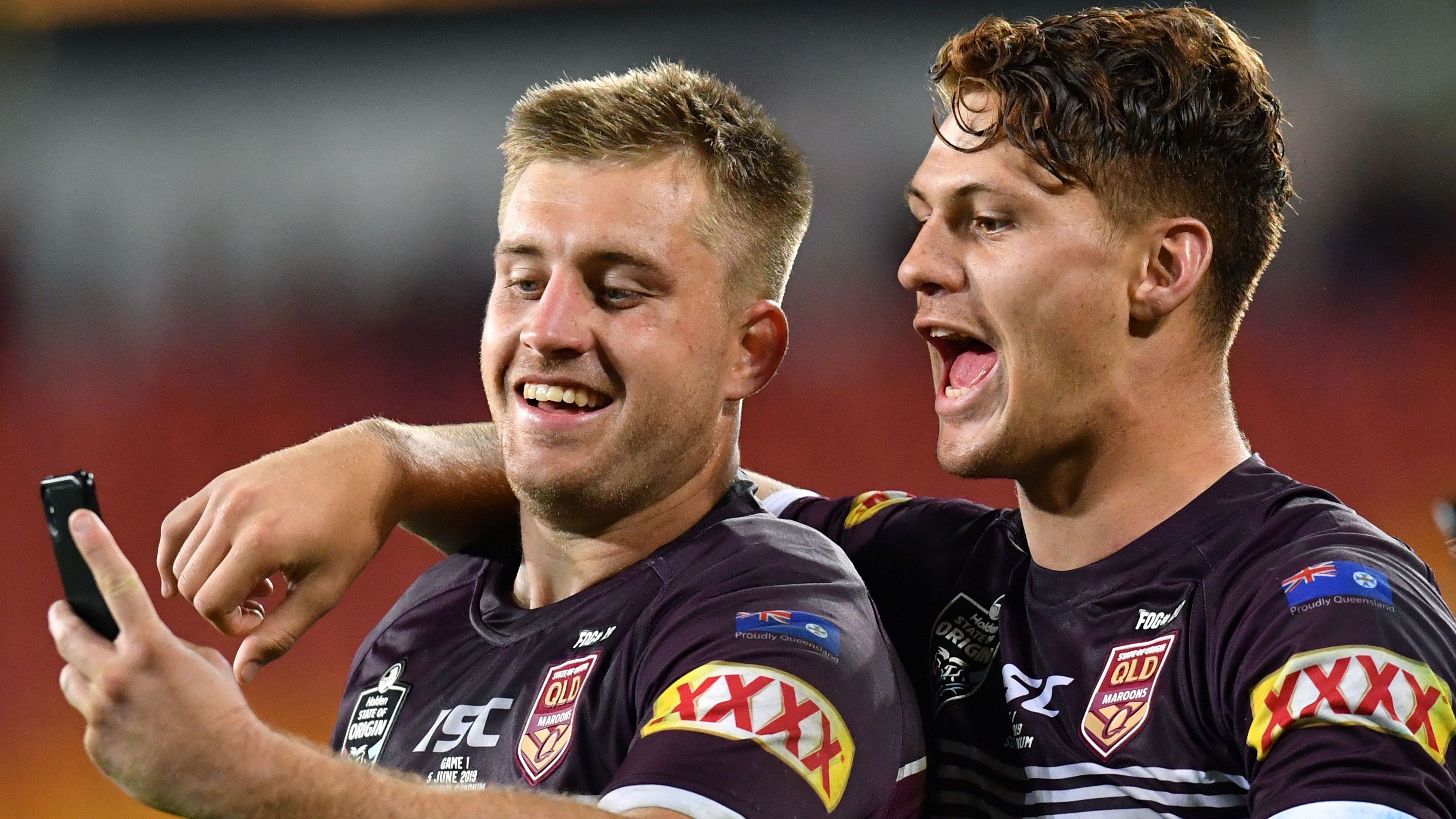 Cameron Munster and Kalyn Ponga.