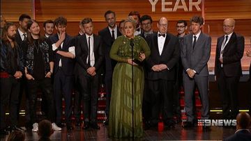 VIDEO: Adele wins five awards at Grammys