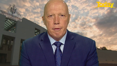  Dutton claimed the Labor Party wants the vaccine program 'to fall over'. 