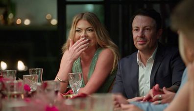 EMBARGO 06/04/25 9PM MAFS 2025 Reunion Dinner Party Jacqui and Clint