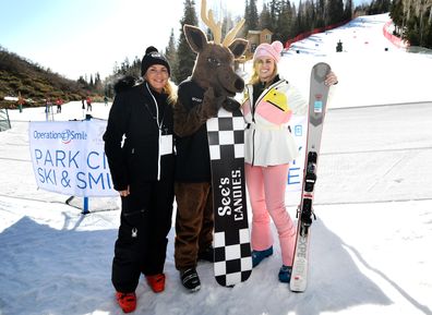 Rebel Wilson (R) and Ramona Agruma attend Operation Smile's 10th Annual Park City Ski Challenge Presented By The St. Regis Deer Valley & Deer Valley Resort at The St. Regis Deer Valley on April 02, 2022 in Park City, Utah. (Photo by Alex Goodlett/Getty Images for Operation Smile)